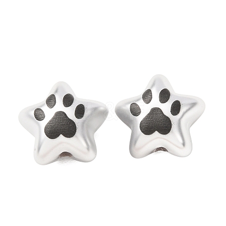 Plating Printed Acrylic Beads AC-CBA655C-07-1
