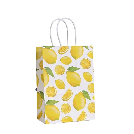 Lemon Kraft Paper Bags PW-WG9F7E2-03-1