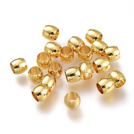 Brass Spacer Beads KK-P189-13G-1