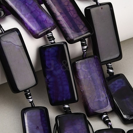 Natural Dragon Veins Agate Beads Strands GG-CBA2A74-01B-1