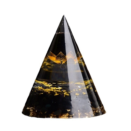 Orgonite Cone Resin Display Decorations PW-WG5809E-01-1