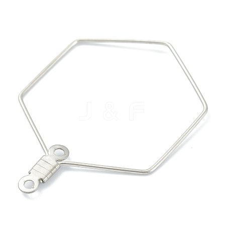 Non-Tarnish 316 Stainless Steel Earring Findings STAS-O149-05P-1