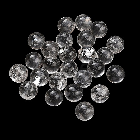 Natural Quartz Crystal Sphere Beads G-H359-02L-8mm-02-1