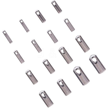 Unicraftale 304 Stainless Steel Cord Ends STAS-UN0001-24P-1