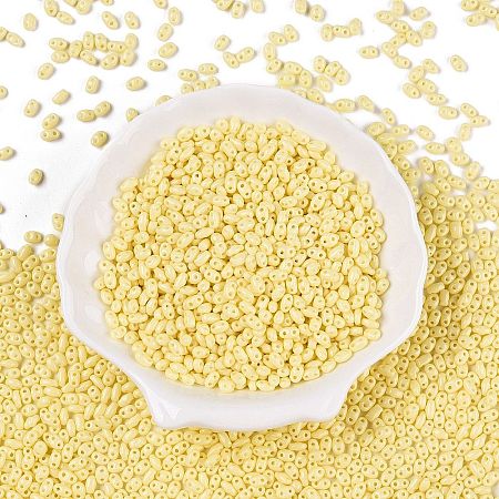 Baking Paint Glass Seed Beads SEED-T006-03B-1