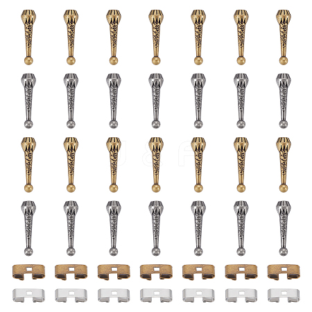 DIY Poirot Tie Accessories Kits DIY-WR0004-71-1