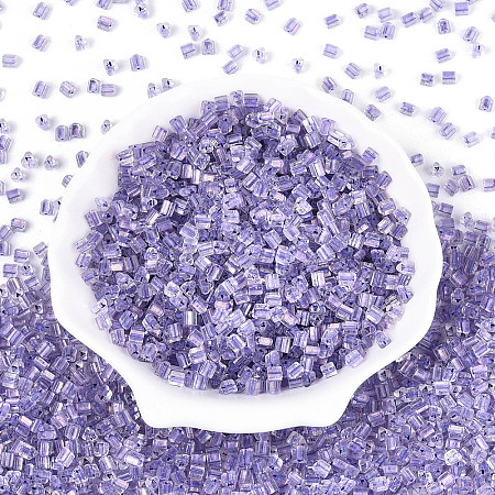 Transparent Inside Colours Glass Seed Beads SEED-T007-13I-1