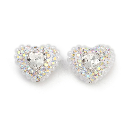 Polymer Clay Glass Rhinestone Beads CLAY-NH0001-13E-1