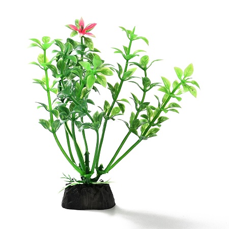 Plastic Artificial Aquatic Plants Decor DJEW-G025-13-1