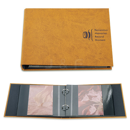 Rectangle Paper Scrapbook DIY Binder Photo Album AJEW-TAC0038-30A-1