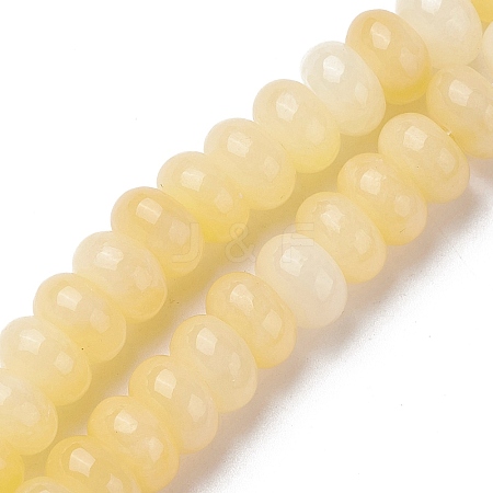 Natural Yellow Jade Beads Strands G-K359-A01-01-1