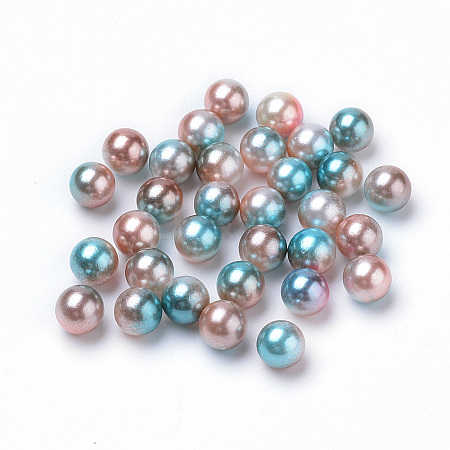 Rainbow Acrylic Imitation Pearl Beads OACR-R065-2.5mm-A09-1