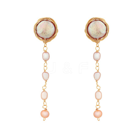 Baroque Pearl Vintage Style Earrings GC6827-3-1