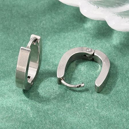 201 Stainless Steel Hoop Earrings EJEW-T056-03P-01-1