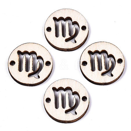 Unfinished Natural Poplar Wood Links Connectors WOOD-S045-139A-05-1