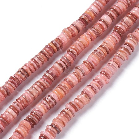 Natural Freshwater Shell Beads Strands X-BSHE-I016-04E-1