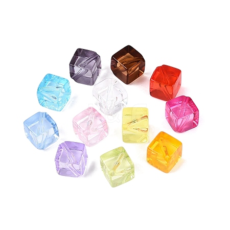 Transparent Acrylic Beads TACR-N020-07-1