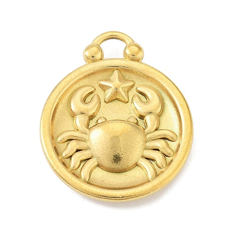 Real 18K Gold Plated Tone 304 Stainless Steel Pendants STAS-K291-01G-08-1