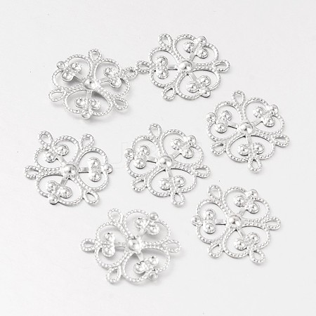Flower 316 Surgical Stainless Steel Filigree Joiners LS-X-STAS-M256-04-1