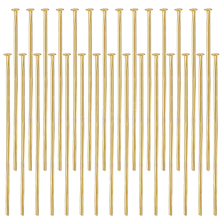 Beebeecraft 304 Stainless Steel Flat Head Pins STAS-BBC0004-37D-1