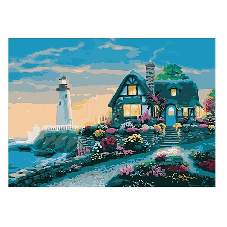 House DIY Scenery Diamond Painting Kit PW-WGB7143-01-1