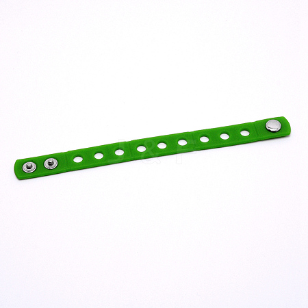 Kids Silicone Cord Bracelets BJEW-WH0011-02O-1