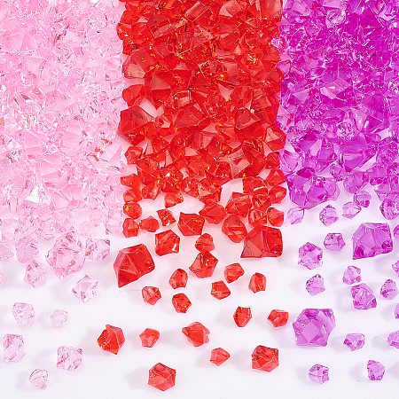 510Pcs 9 Style Transparent Acrylic Beads OACR-GA0001-06-1
