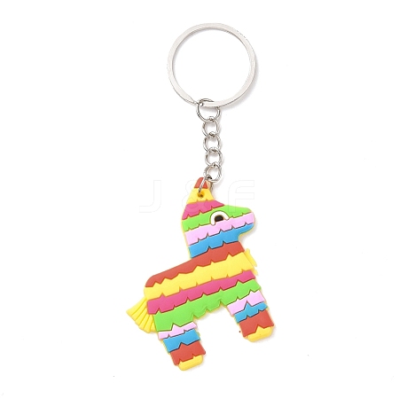 Cartoon PVC Plastic Keychain KEYC-F035-01E-1