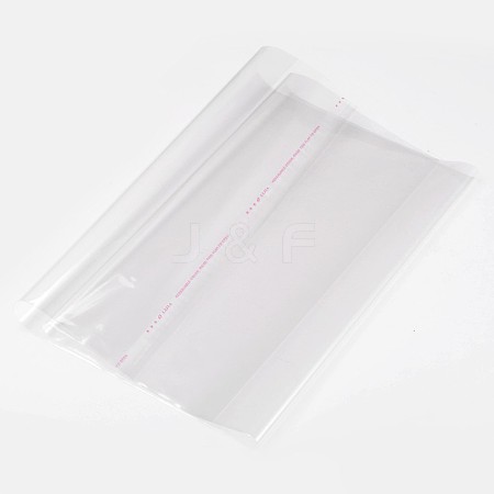 Rectangle Transparent Clear Packaging Cellophane Bags OPC-X0001-1