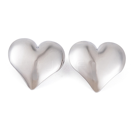 Non-Tarnish 304 Stainless Steel Stud Earrings for Women EJEW-A049-11P-1