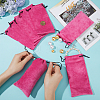 Beebeecraft 12Pcs Velvet Glasses Storage Drawstring Bag ABAG-BBC0001-16B-3