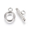 Non-Tarnish 304 Stainless Steel Toggle Clasps LS-STAS-G204-01A-P-1