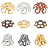 1350Pcs 9 Styles Iron Bead Caps IFIN-PA0001-08-1