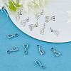 120Pcs Brass Ice Pick Pinch Bails FIND-SC0003-01P-5