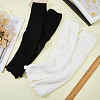 2 Pairs 2 Colors Polyester Long Fingerless Gloves AJEW-HS0001-22-5