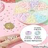 1280Pcs 8 Colors Opaque Colours Glass Seed Beads SEED-CJ0001-24-8