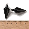 Natural Obsidian Pendants G-Z055-02P-11-3