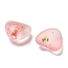 Frosted Transparent Acrylic Beads X1-OACR-F013-06-2