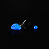 Heart Acrylic Curved Barbell Belly Rings FS-WG8852E-03-2