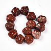 Natural Red Jasper Beads Strands G-M108-A12-01-2