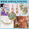 4000Pcs Transparent Colours Rainbow Glass Round Bugle Beads SEED-ME0001-24-5