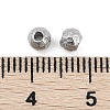 Anti-Tarnish Textured 316 Surgical Stainless Steel Beads STAS-M106-01B-P-2