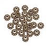 Gear Tibetan Style Alloy Spacer Beads MAB145-NF-3
