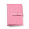 Portable PU Leather Earring Holder Foldable Book LBOX-H001-02-2