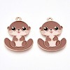 Alloy Enamel Pendants X-ENAM-T022-02D-02-1