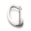 304 Stainless Steel Push Gate Snap Key Clasps STAS-B022-02P-2