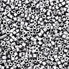 Electroplate Glass Cylinder Beads SEED-Q036-01A-B04-1