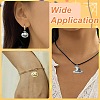 30Pcs 6 Styles Halloween Themes Alloy Pendants FIND-CJ0005-47-7