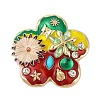 Vintage Alloy Rhinestone Brooches JEWB-M046-26B-2