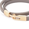 Imitation Leather Wrap Bracelets BJEW-G620-C03-3
